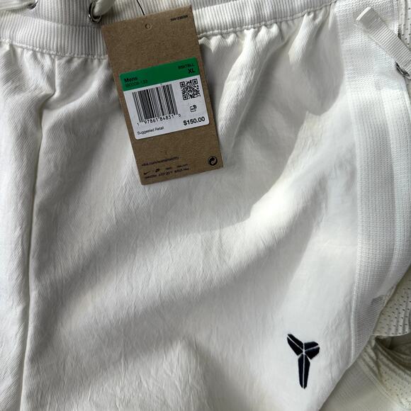 Nike Kobe Pleated Pants Sail White Men’s Size XL IB0009-133 NWT MSRP $150 - Picture 7 of 7